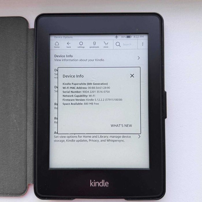 Електронна книга Amazon Kindle 6 покоління 1 Гб Wi fi