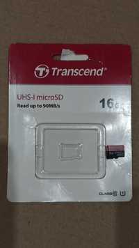 Карта пам'яті Transcend 16Gb microSDHC Class10