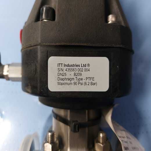 Siłownik do zaworu membranowego 1" DN25 – model B209