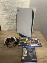Konsola Sony PlayStation 5 +Pad +3 gry