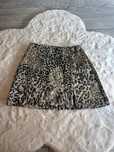 Spódnica w panterkę mini zara xs