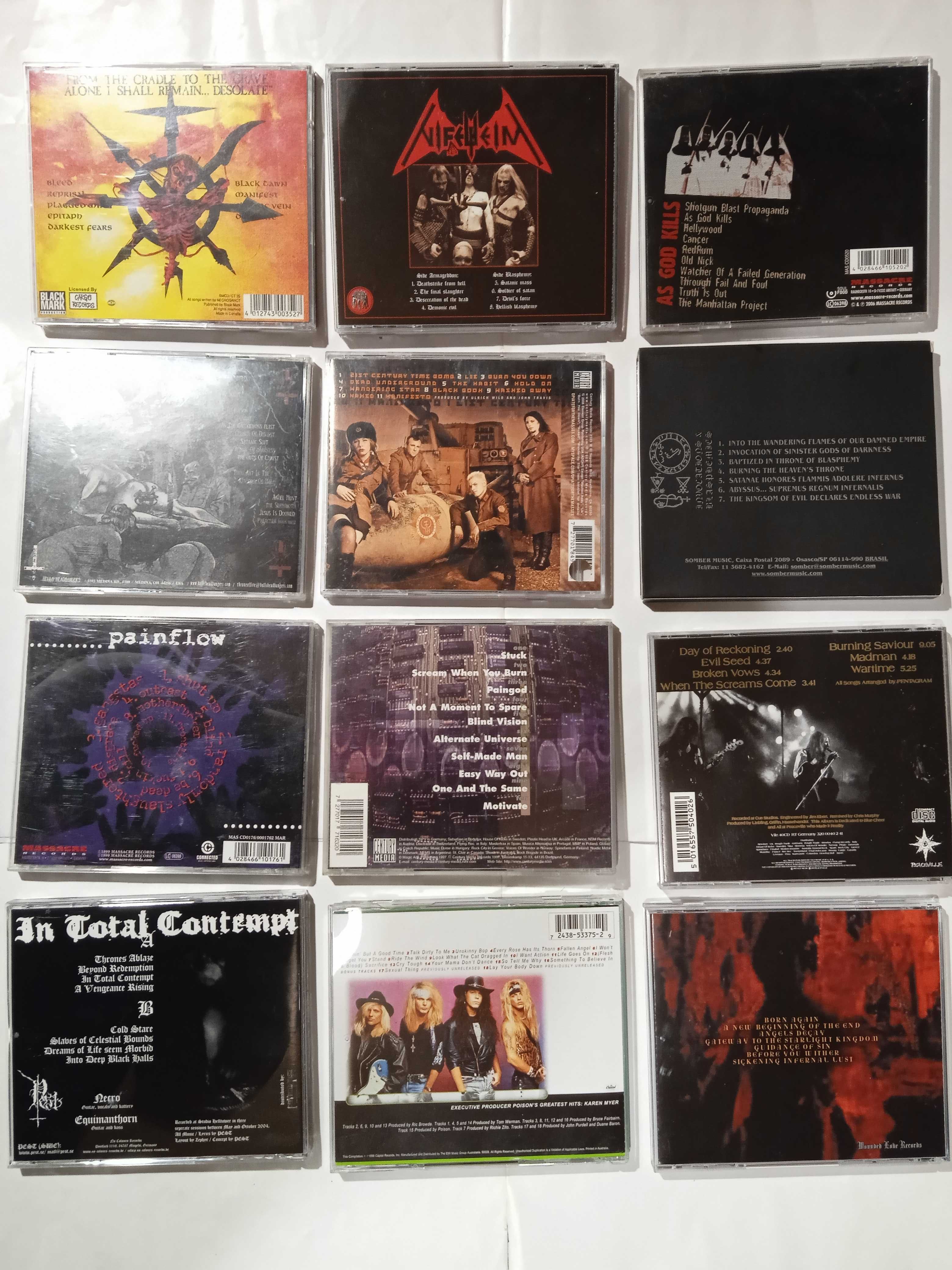 Продам фірмові CD Necrosanct, Nifelheim, Pentagram, Sacred Reich