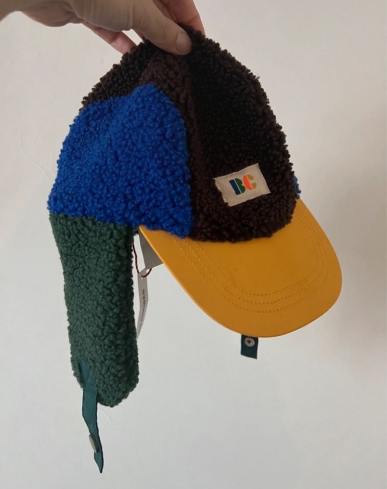 Nowa czapeczka bobo Choses uszatka Baby Color Block czapka 1-2 lata
