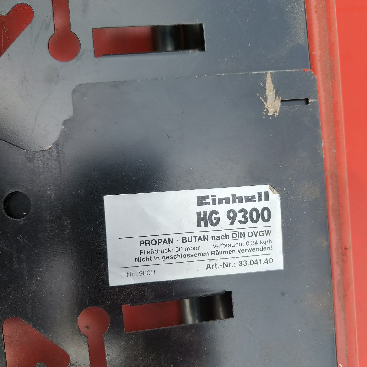 Grill Einhell gazowy walizkowy składany na części