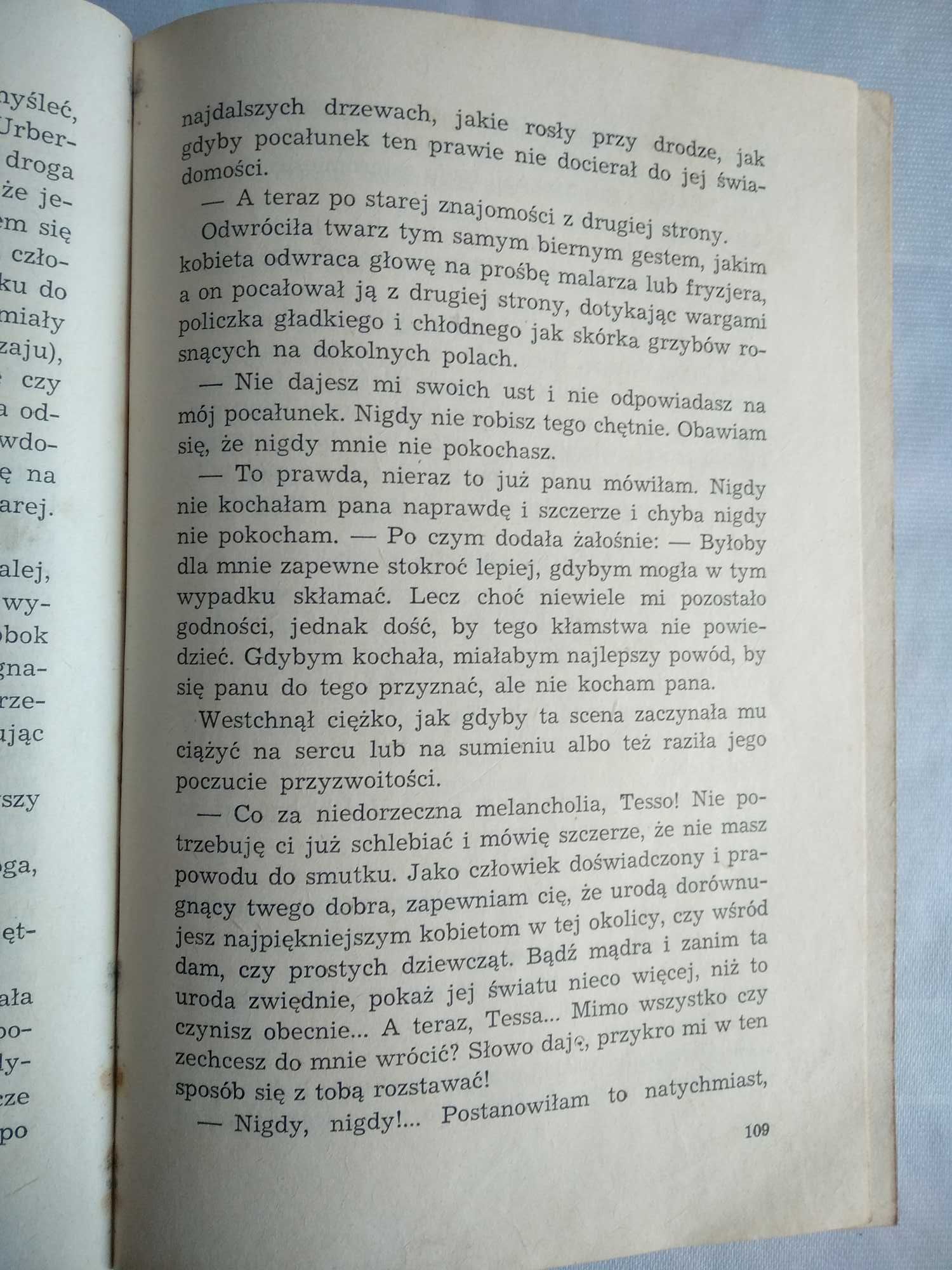 "Tessa d'Urberville" Thomas Hardy wydanie z 1960r