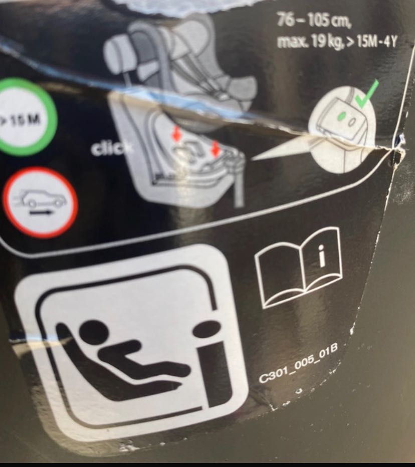 Cadeira auto Cybex M2 e sistema Isofix