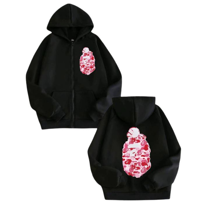 Зип-Худи BAPE A Bathing APE  Baby Milo Camo унисекс Бейп Кофта New