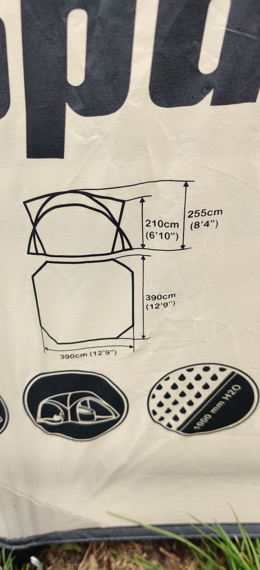 Namiot kopuła Lay z spa do jacuzzi basenu