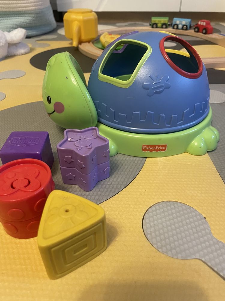 Sorter żółw Fisher Price klocki