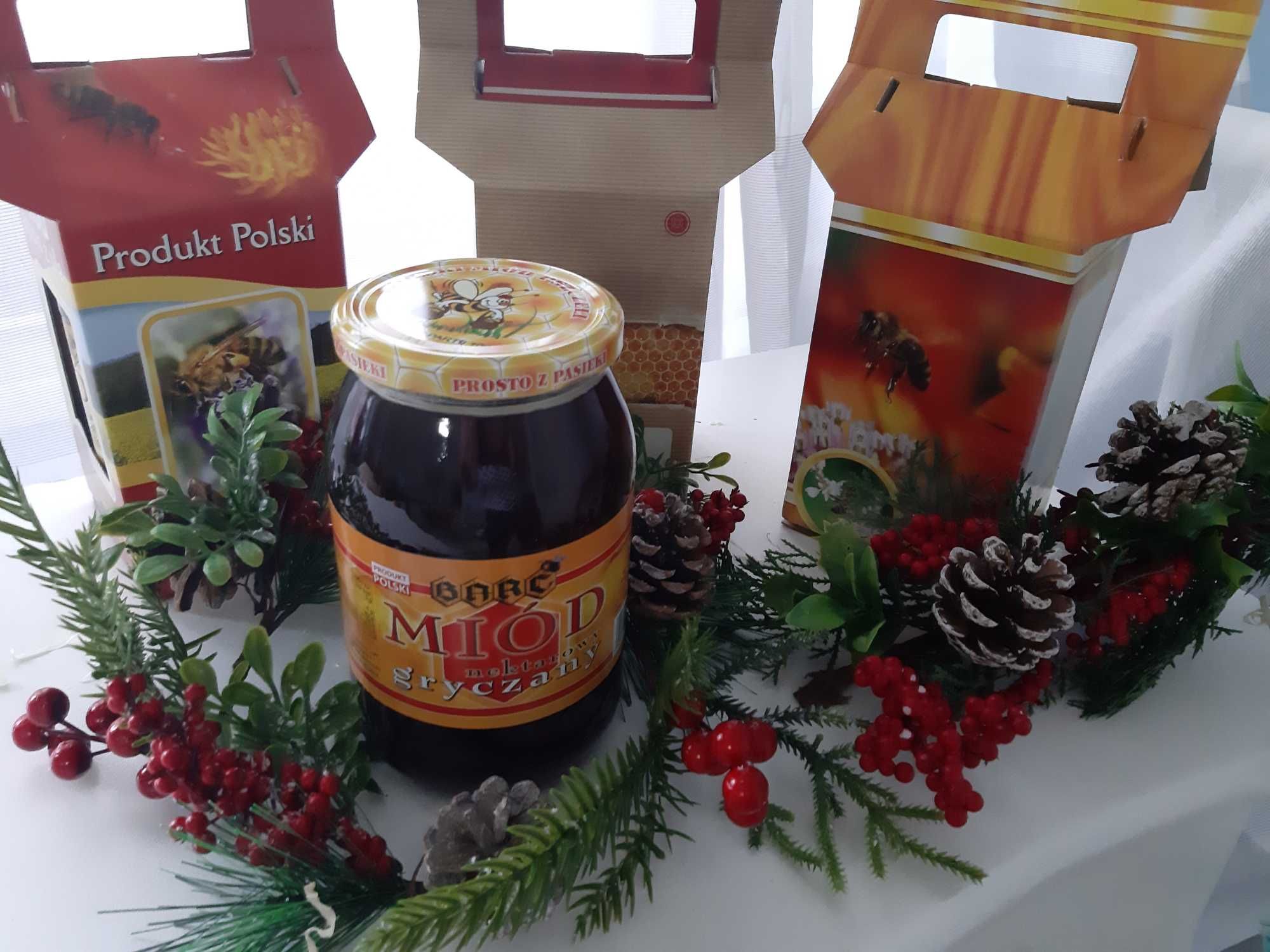Miód Nektarowy Gryczany - DBAJ O PSZCZOŁY - Słoik 1250g