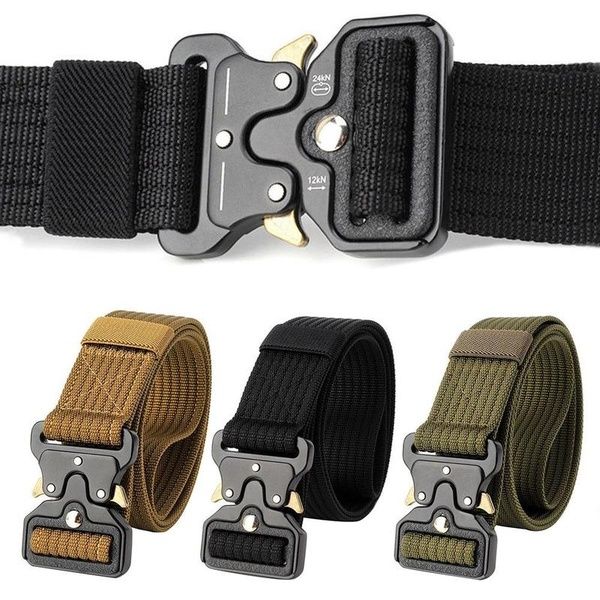 Фірмовий тактичний ремінь Assault TB-1100 Військовий Металева пряжка