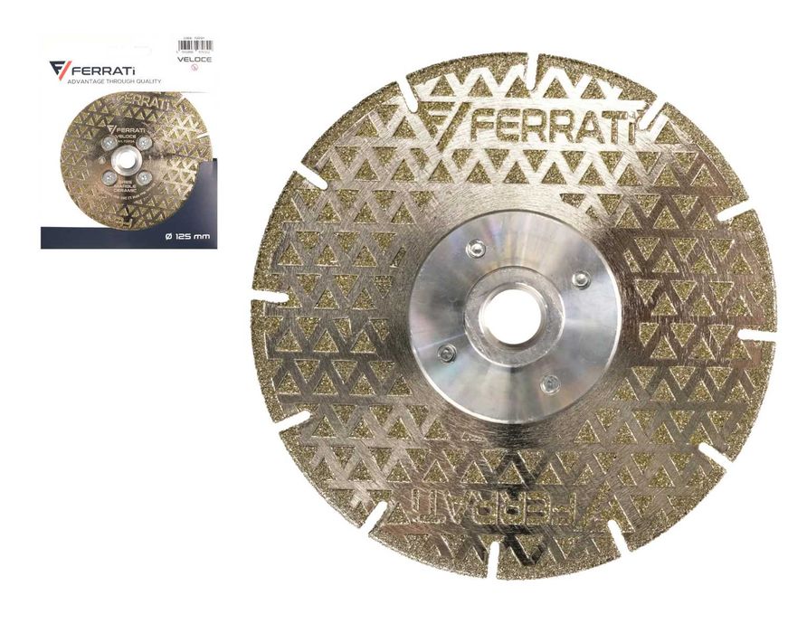 Ferrati Tarcza Tnąco-Szlifująca Diamentowa 125mm VELOCE (M14)