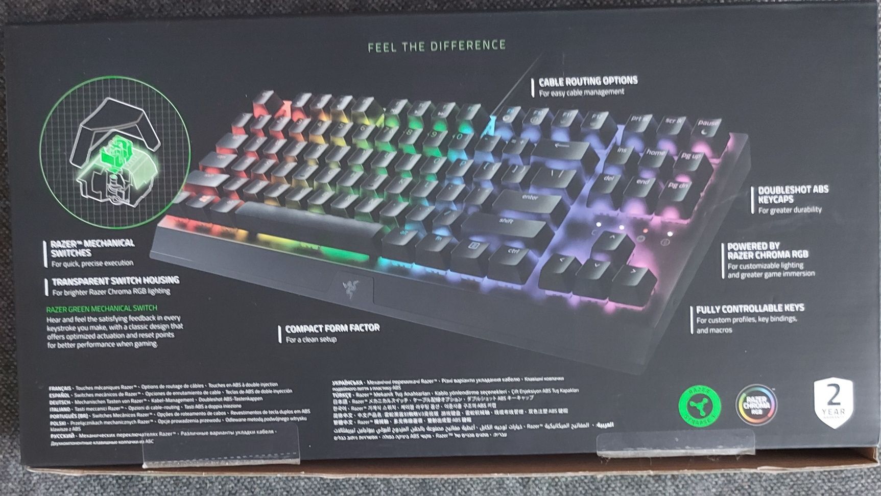 Klawiatura Razer Blackwidow v3 Tenkeyless