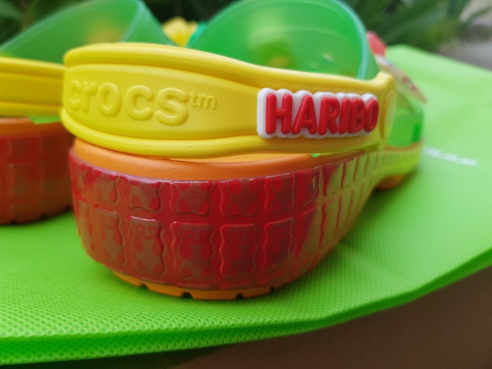 Crocs classic haribo крокси харібо прозорі оригінал