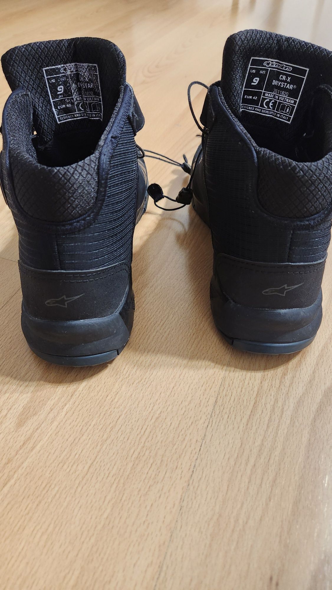 Botas Alpinestars CR-X Drystar Pretas - Muito pouco uso