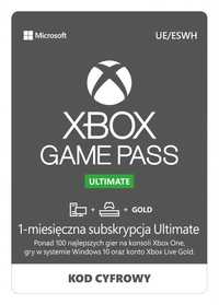 Xbox Game Pass Ultimate - subskrypcja dla nowych graczy na 1 miesiąc