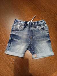 3 SZTUKI - Spodenki jeansowe dziecięce/chłopięc74-80 cm