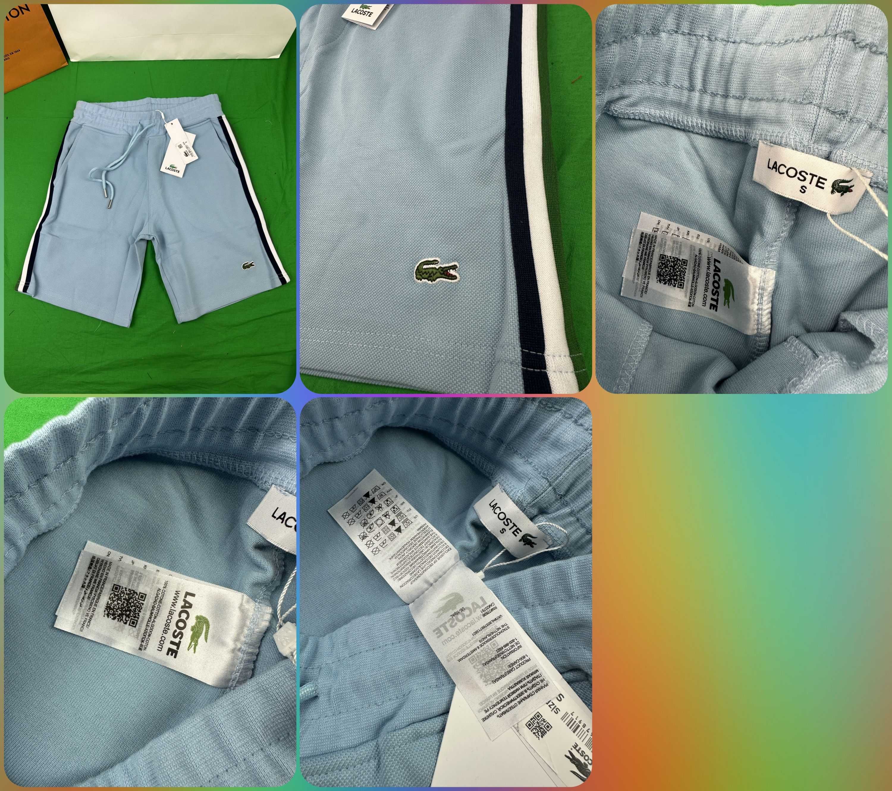 Spodenki dresowe krótkie Lacoste Bawelniane The North Face Premium