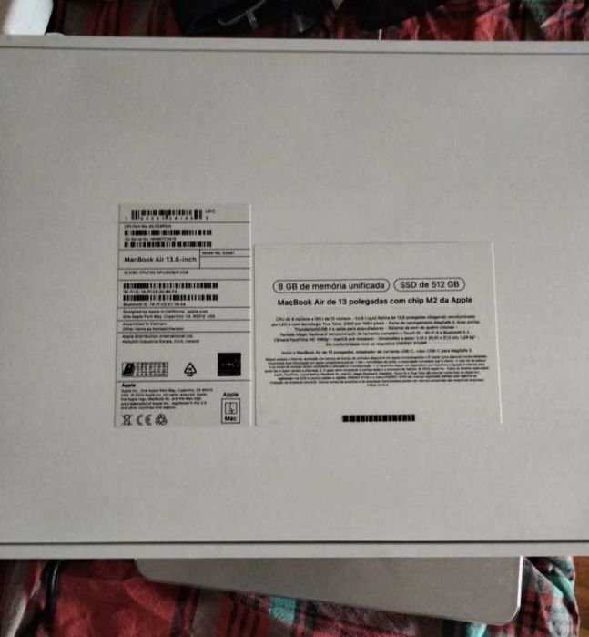 MacBook Air 13 M2 CPU 8 core GPU 10 core 512 gb