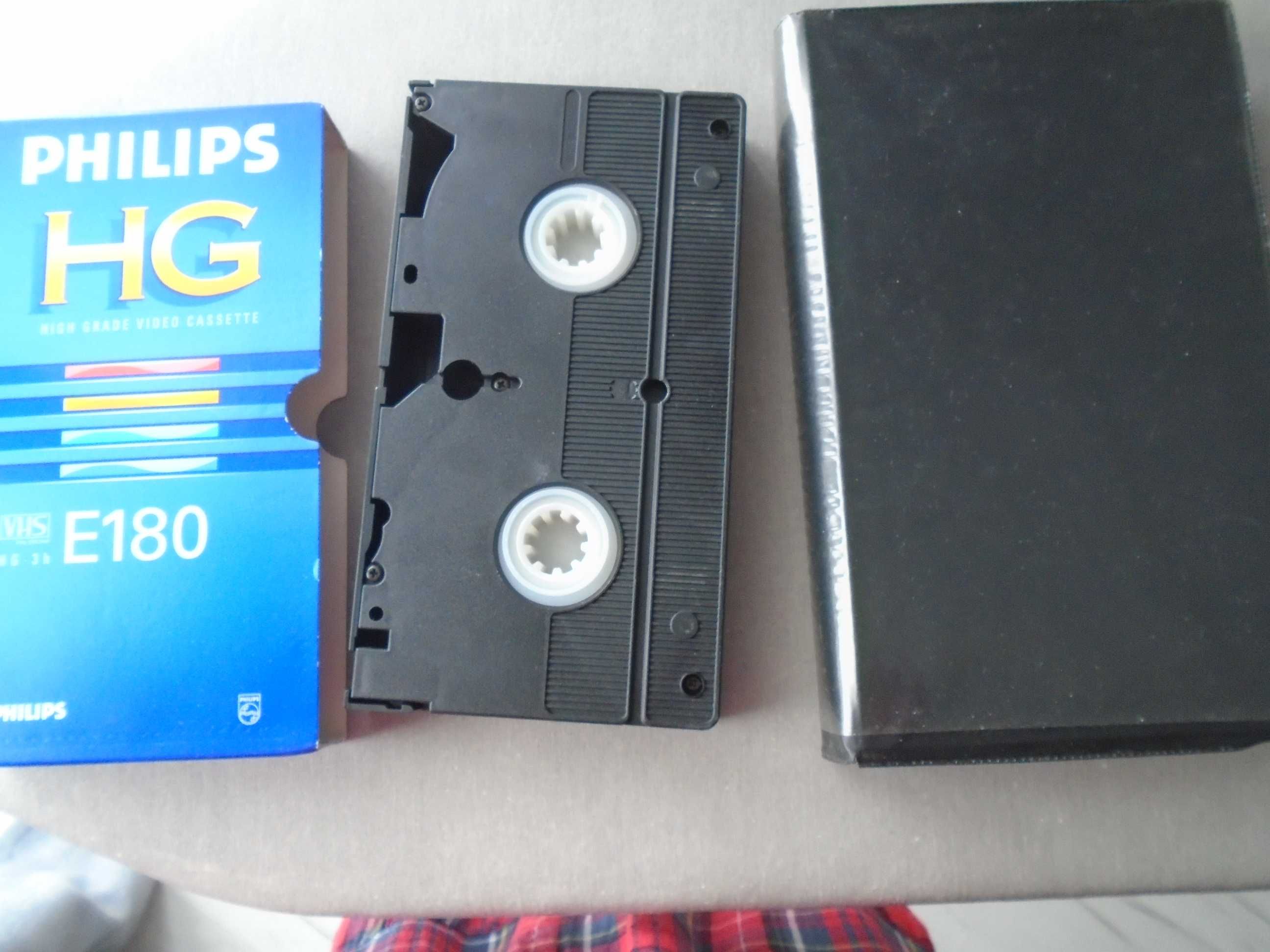 kaseta VHS E180 Philips HG magnetowid