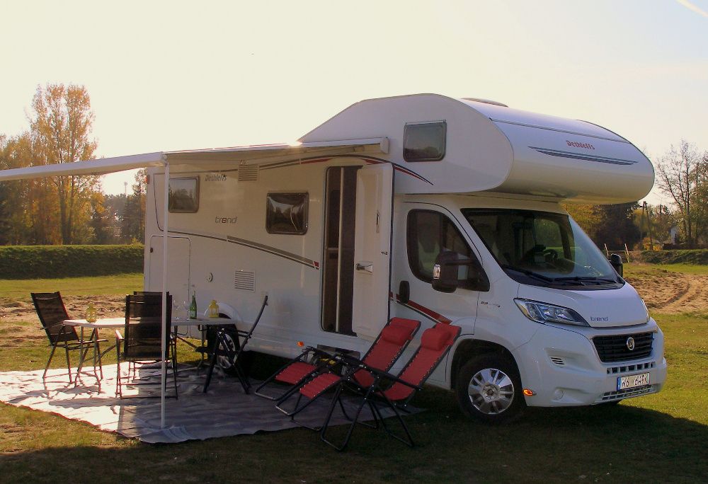 Kamper wynajem Dethleffs 6-os. od 350 bdb wyposażenie ,Wolne terminy