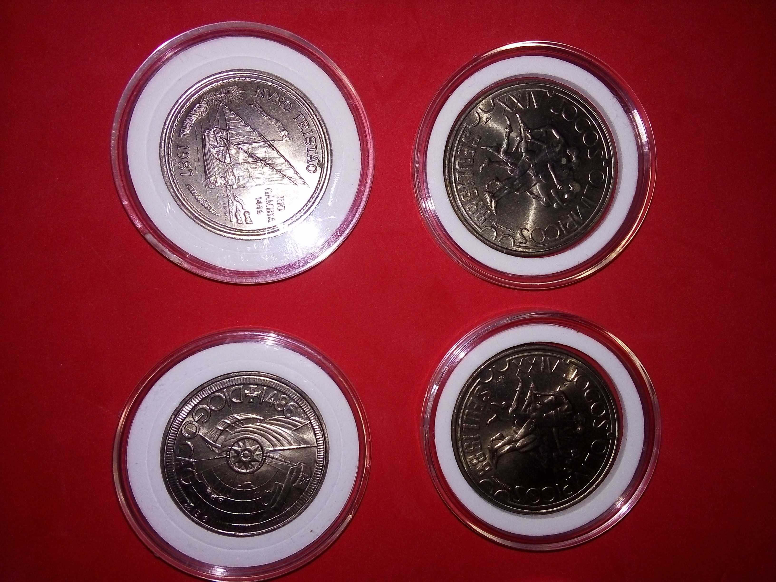 coleção 8x moedas comemorativas escudo Português  varios valores