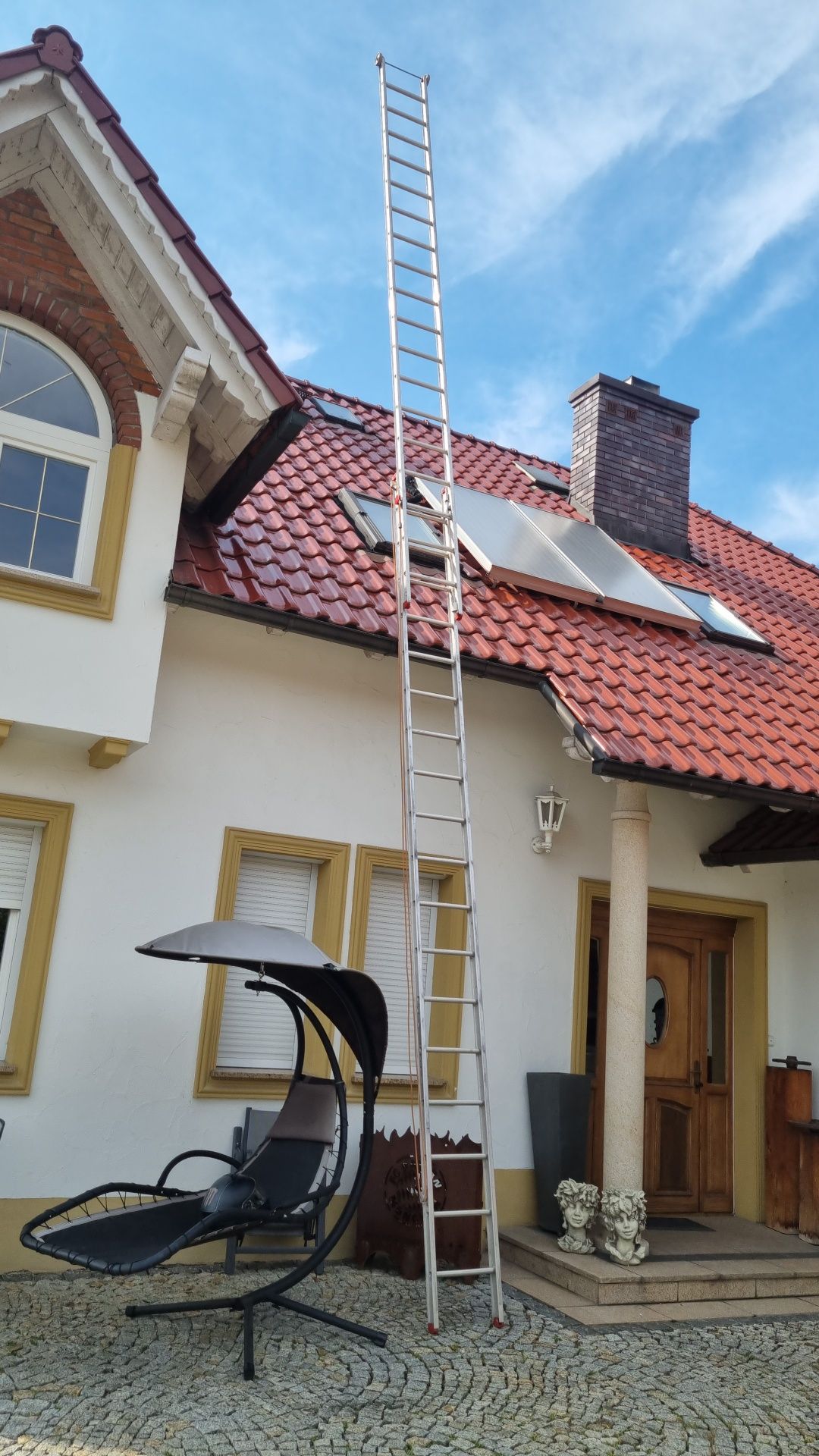 Drabina  hailo 9.5 metra strażacka