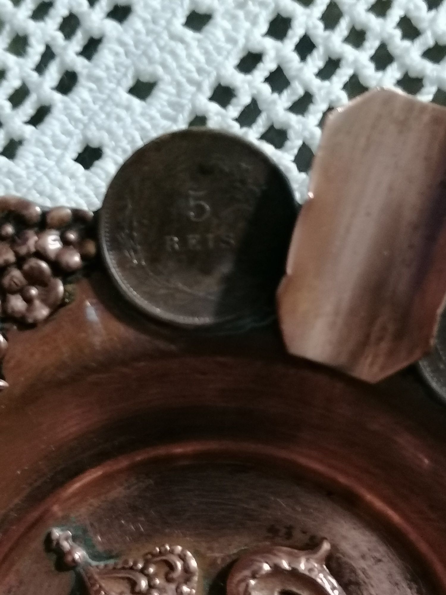 Cinzeiro antiguidade cobre