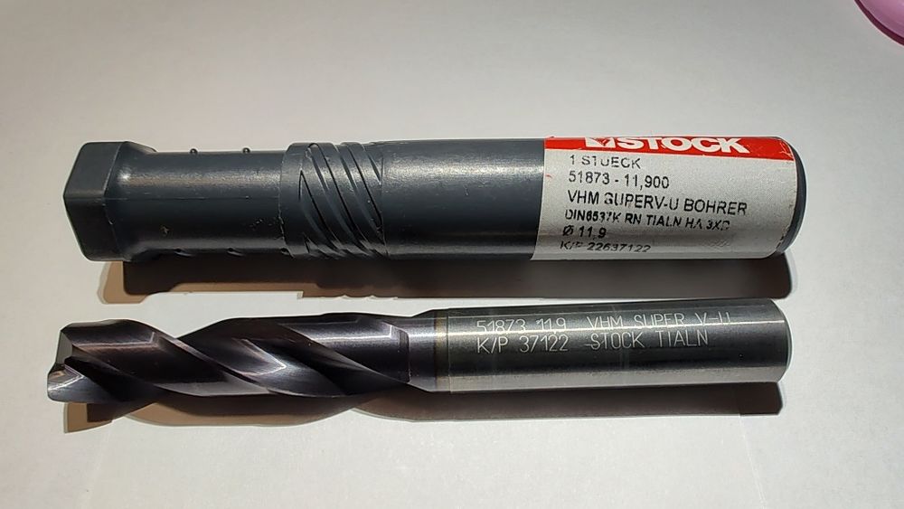 Свердло STOCK TIALN VHM SUPERV-U 11,9 мм з твердого сплаву