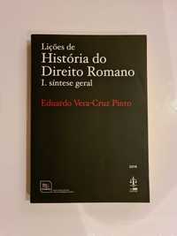 Lições de História do Direito Romano - Eduardo Vera-Cruz Pinto