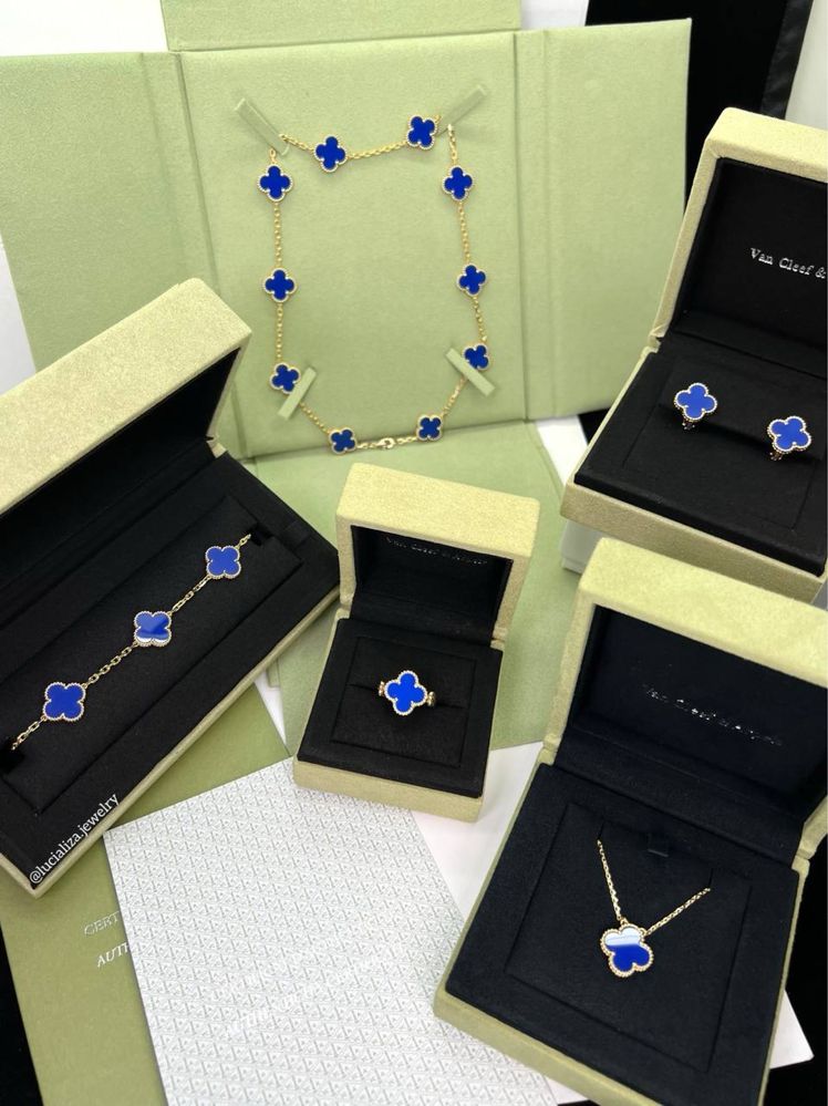 Браслет в стиле VanCleef  Vintage Alhambra золото