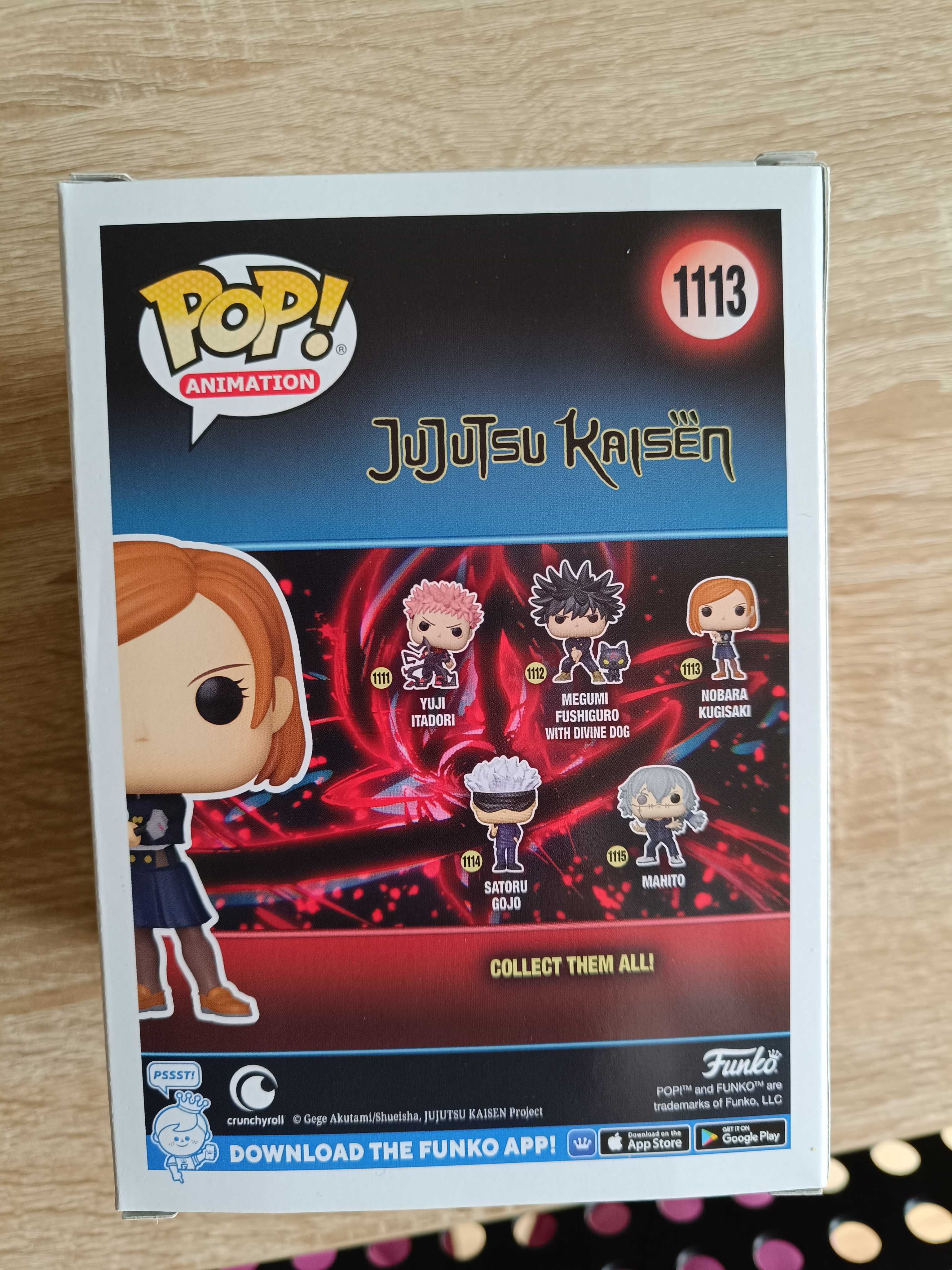 Figurka Pop Nobara Kugisaki z Jujutsu Kaisen, nieodpakowana, nowa!