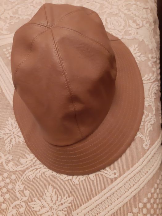 Chapéu de napa camel NOVO