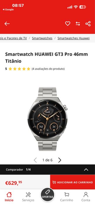 Huawei gt3 pro como novo