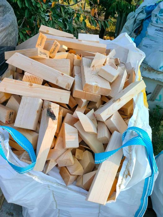 Suche drewno w bigbagach