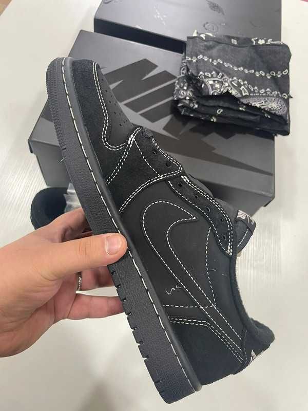 Jordan 1 Retro Low OG SP Travis Scott Black Phantom R.40