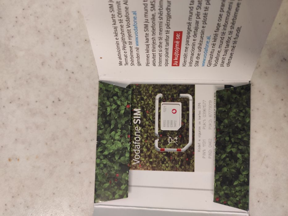 Karta SIM albańska