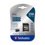 Karta pamięci Micro SDXC Verbatim Pro U3 256GB FV
