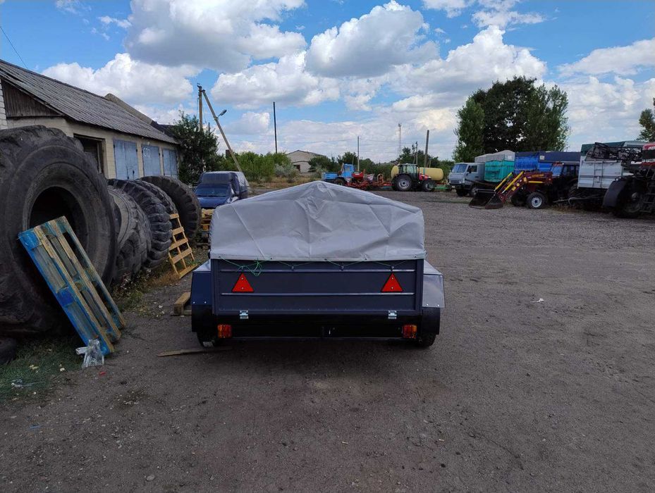 Прицеп двухосный 2500на1400 с усиленным бортом 450 Хит продаж