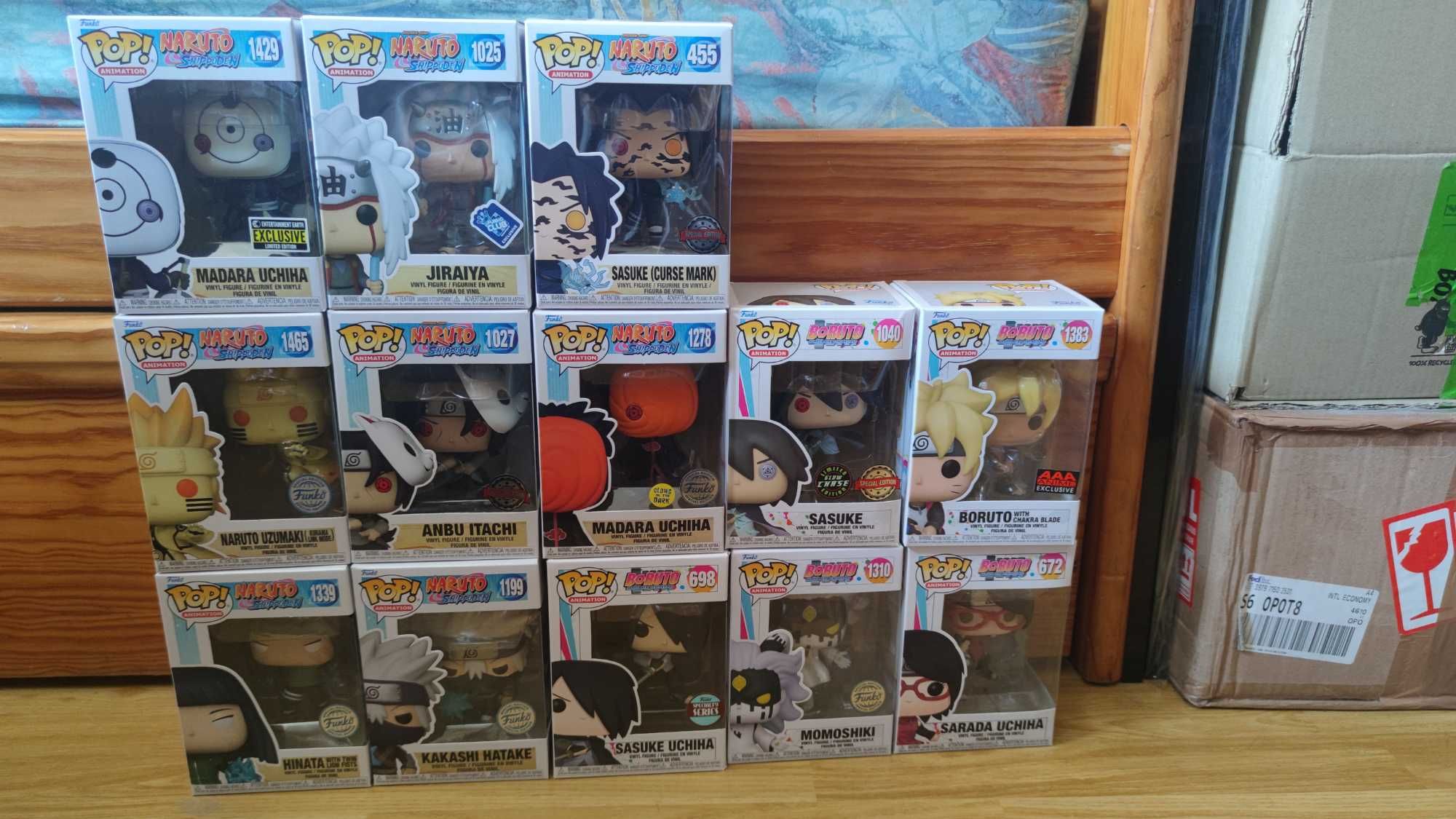 Funko Pop Anime, One Piece, Naruto, Demon Slayer