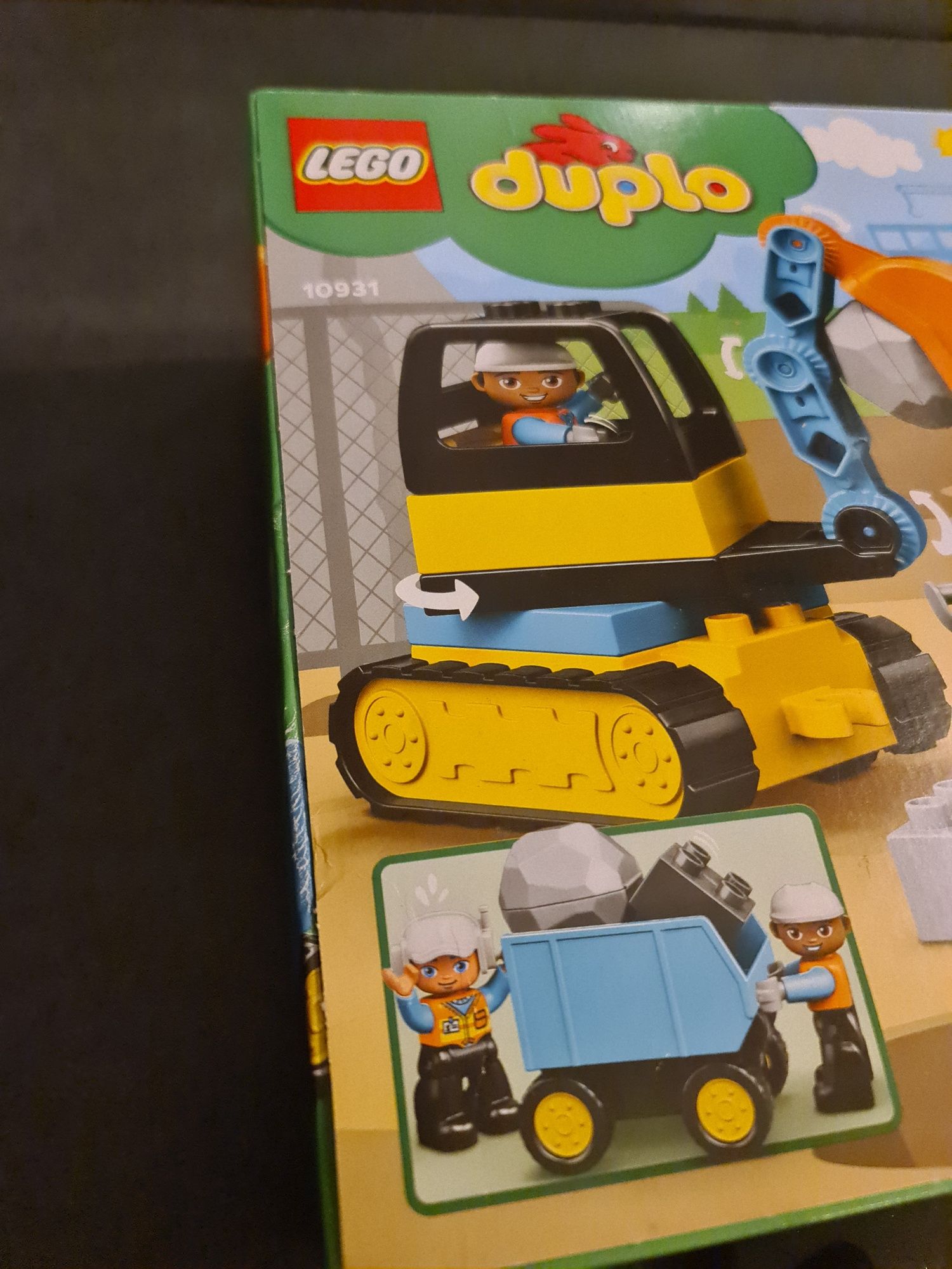 Nowe Lego Duplo 10931 Ciężarówka i Koparka Gąsienicowa