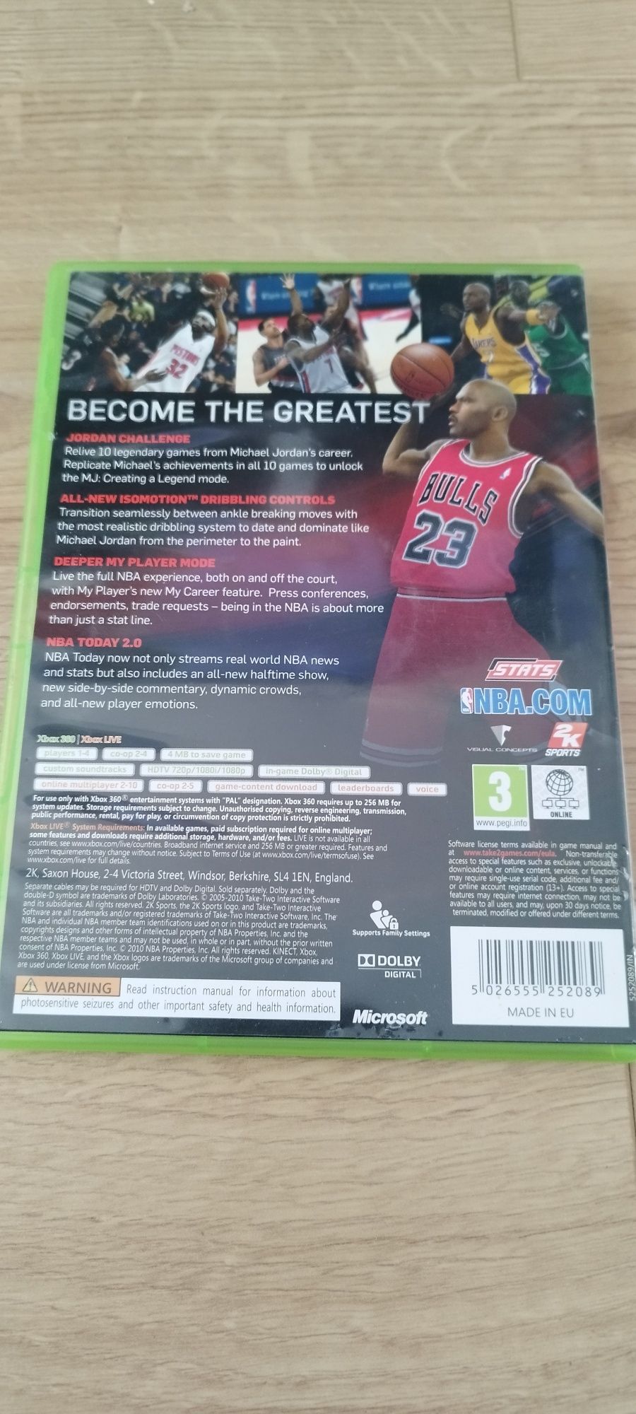 NBA 2K11 xbox360.