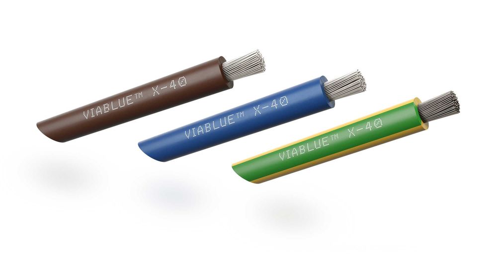 VIABLUE X-40 Silver Power - Kabel zasilający ze szpuli / 1 mb