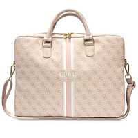 Guess Torba Gucb15P4Rpsp 16" Różowy/ Pink 4G Printed Stripes