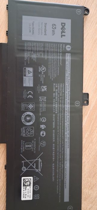 Батарея аккумулятор Dell RJ40G Latitude 5520 5420 Precision 3560