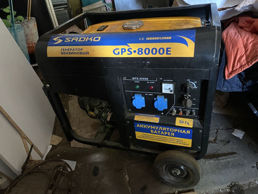 Генератор бензиновий Sadko GPS-8000E