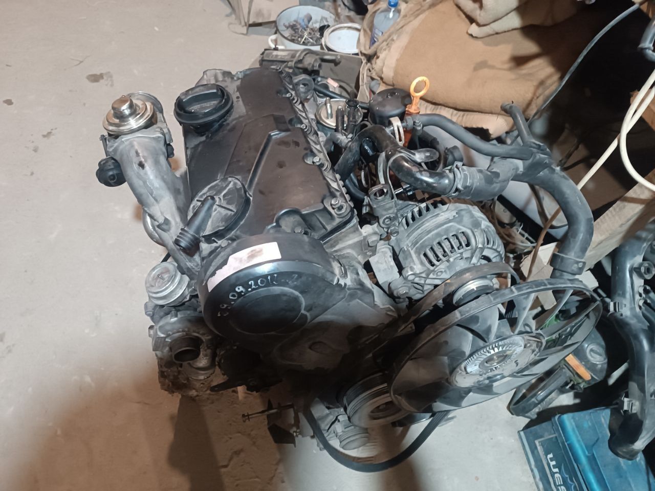 Мотор Passat B5+ 1.9TDI AWX