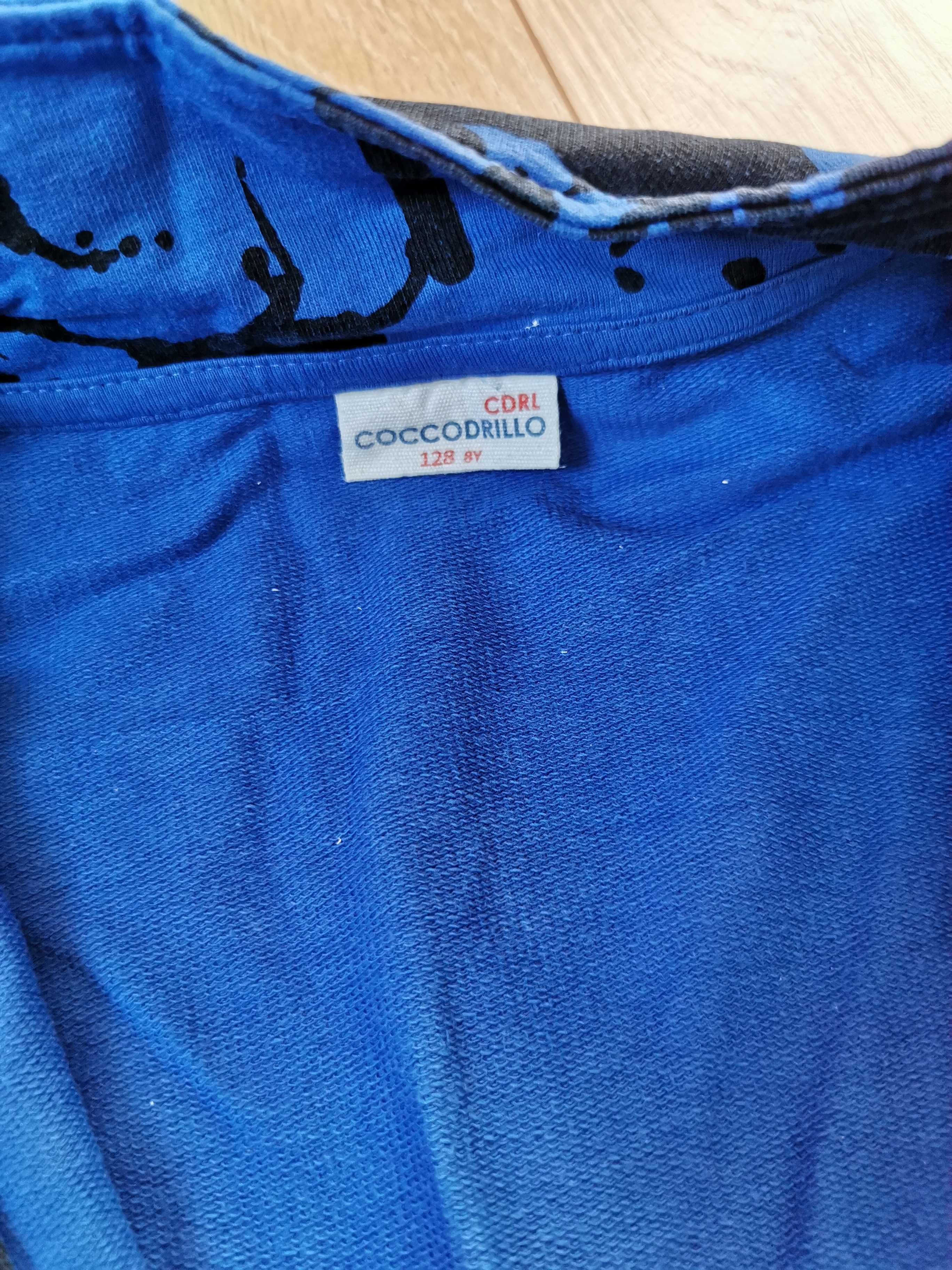 Bluza rozpinana kobaltowa Coccodrillo 128