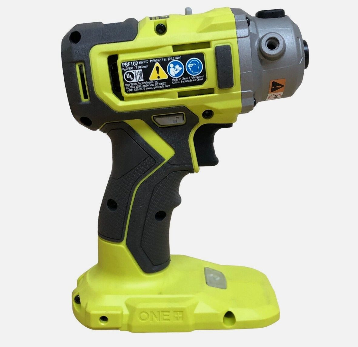 RYOBI ONE+ 18V PBF102 Акумуляторна полірувальна машина