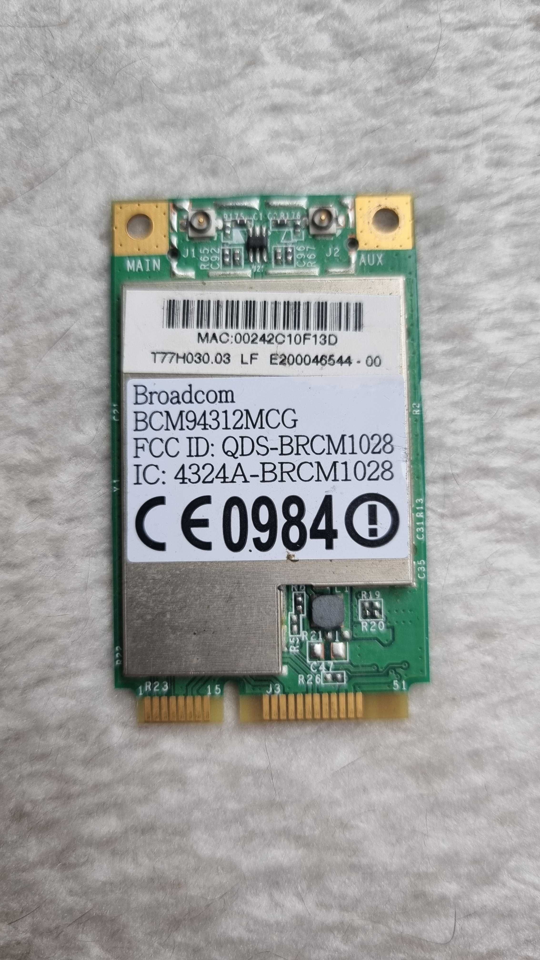 Karta WiFi Broadcom BCM94312MCG (V)